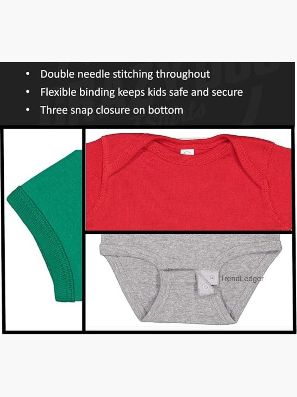 Infant Baby Bodysuit Funny Sarcastic Romper Short Sleeve Snap Closure - Picture 4 of 7